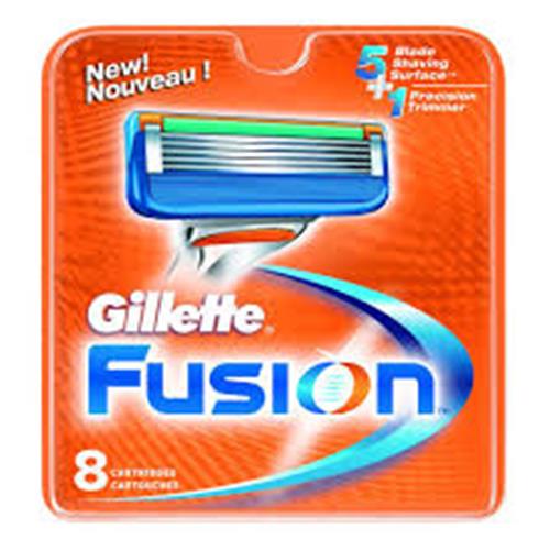 GILLETTE FUSION 8 CARTRIDGES...